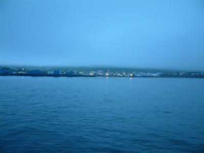 Húsavík from the fjord