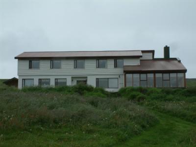 Main building at Guesthouse Rauðaskriða south of Húsavík