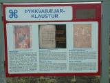 Signboard at Þykkvibær