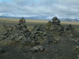 Stacked rocks at Laufskálavarða