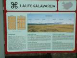 Signboard at Laufsklavara