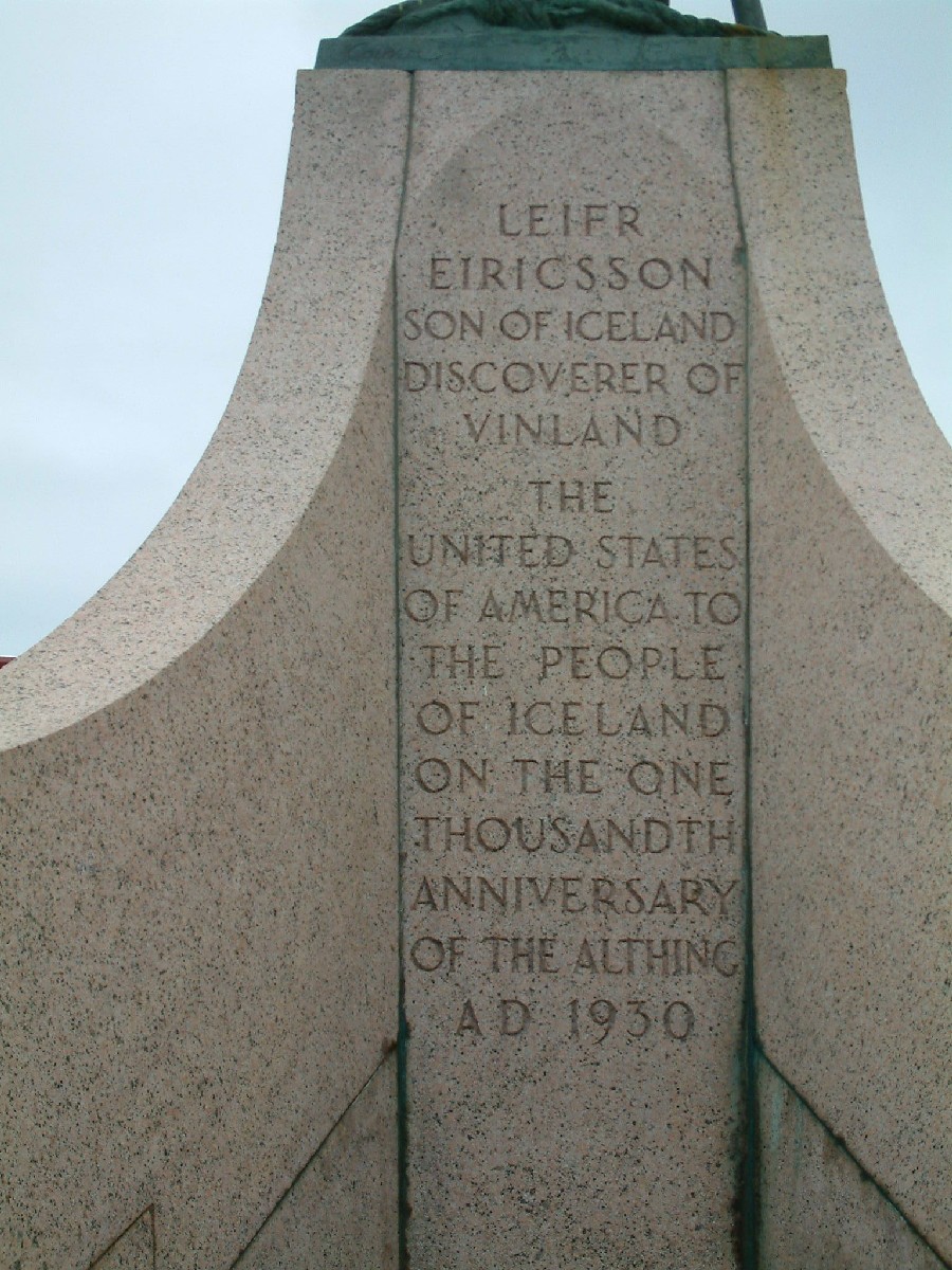 Statue of Leifur Eirksson, a gift of the United States