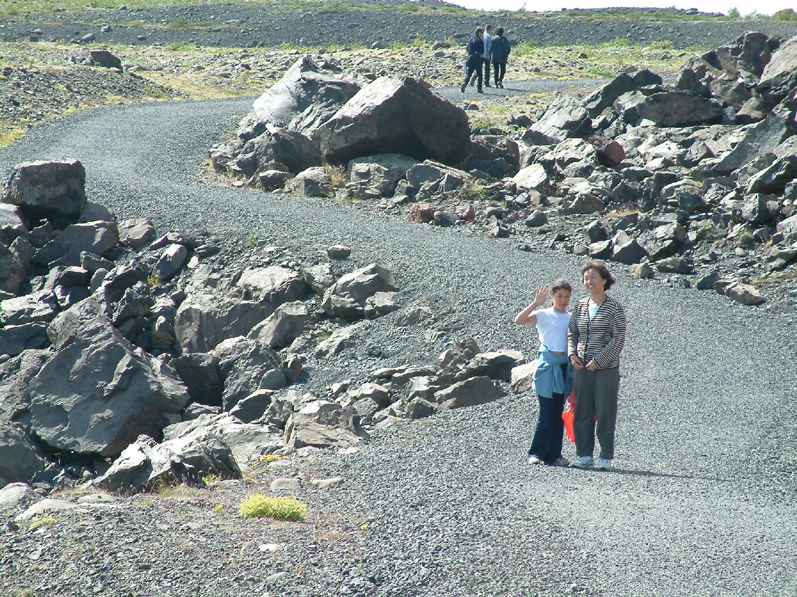 Hiking to edge of Skaftafellsjkull in Skaftafell National Park