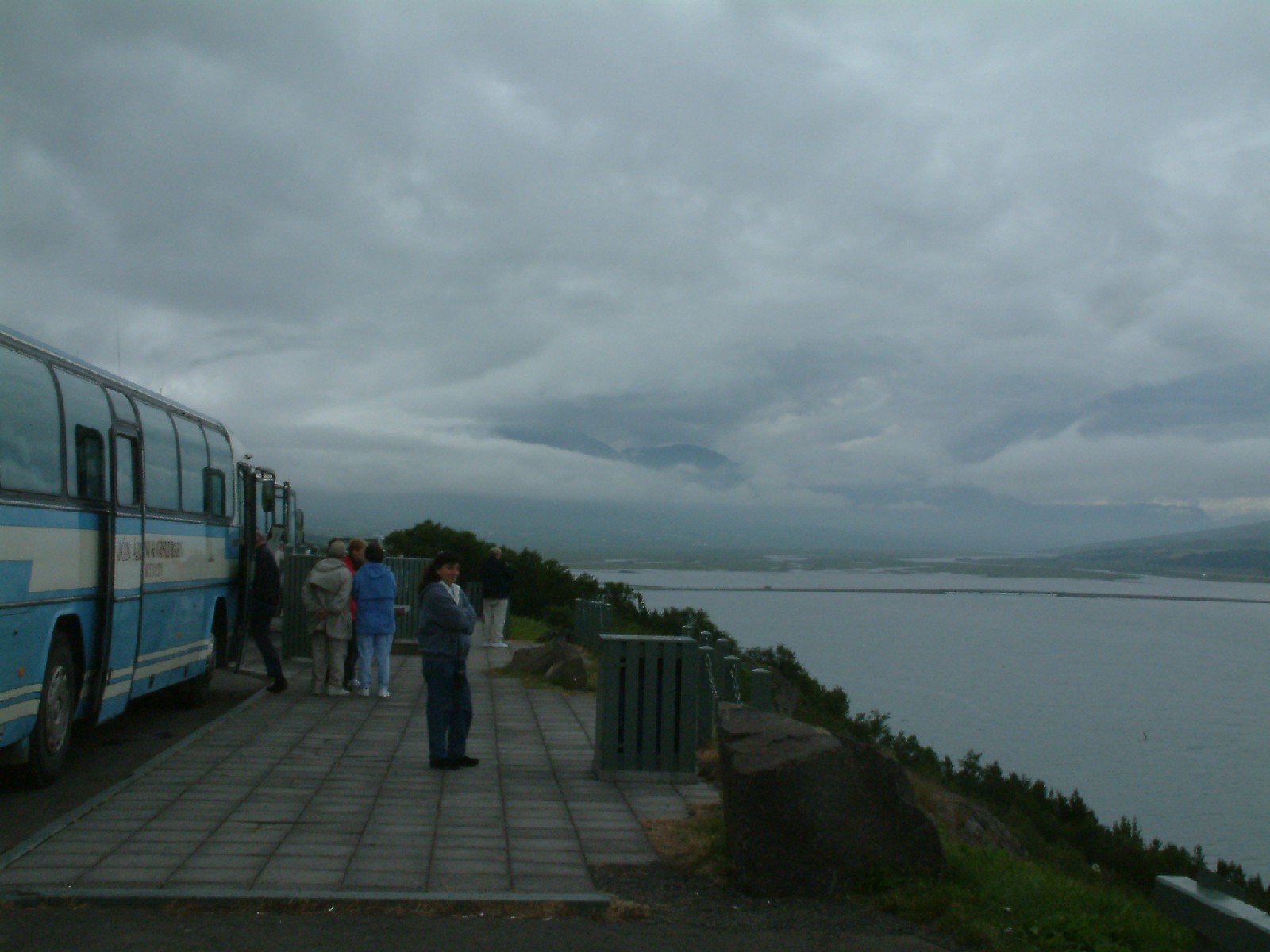 Bridge across Eyjafjrur fjord to Akureyri