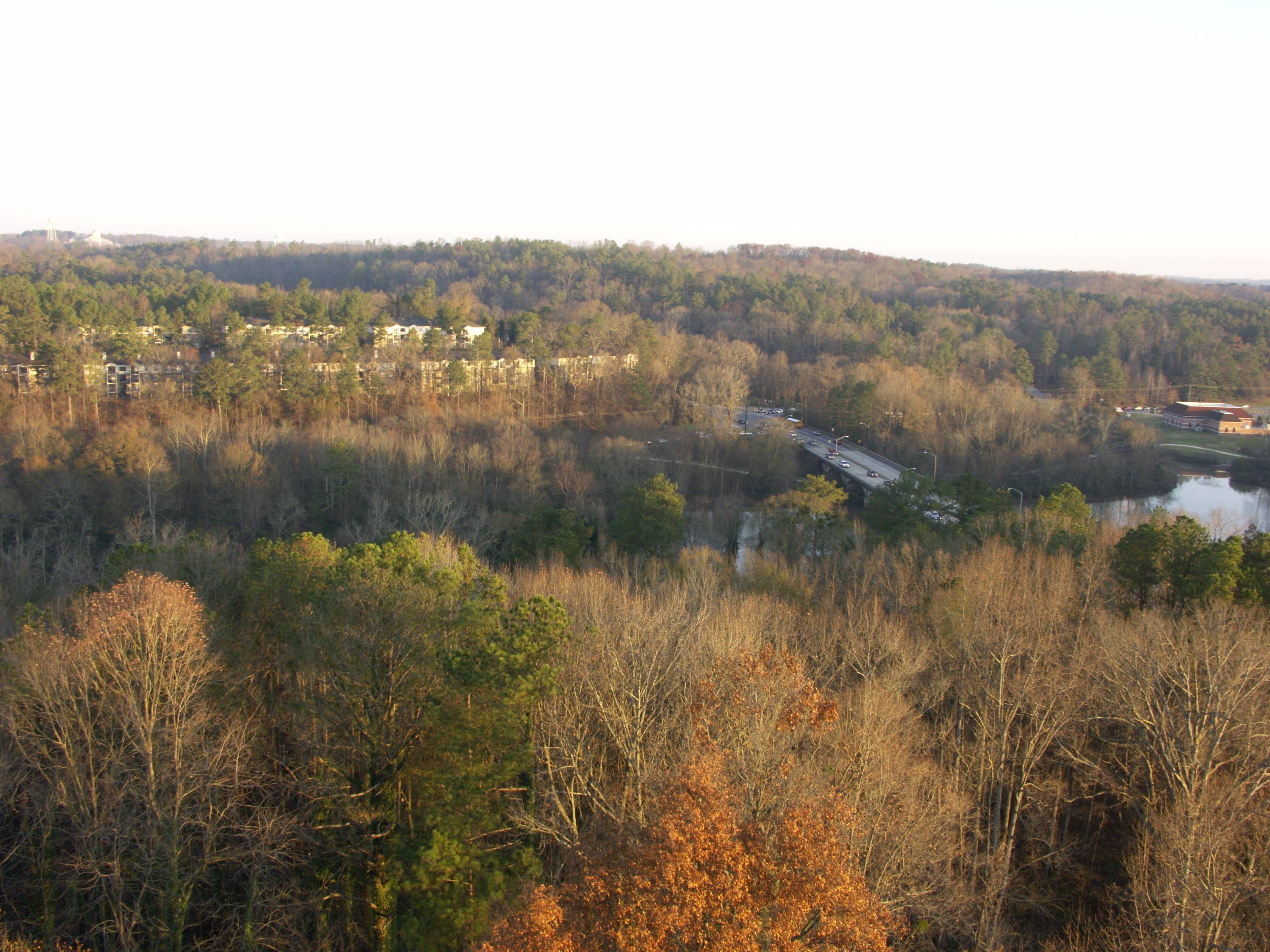 Hills around the river