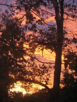 Sunrise, 10/12/2004, from the Frou-Frou Room