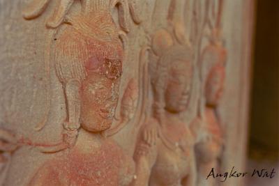 Carvings of Apsara