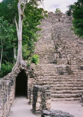 coba pyramid, Yucatan