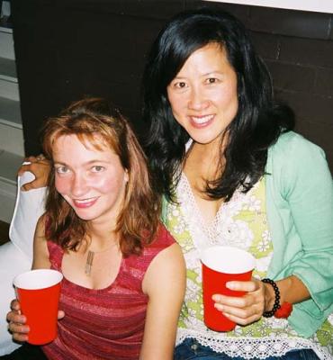 Rita and Waikee at Tamara's party