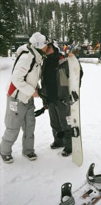 love in the snow: Nathalie & Mathieu