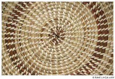 Sweetgrass basket detail