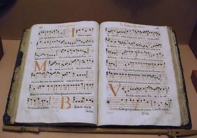 Song book in Museum