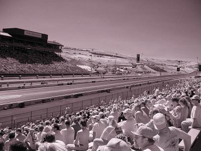 Raceway infrared photo