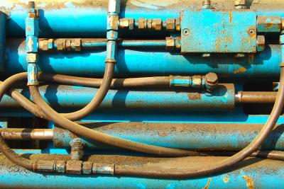 Blue pipes