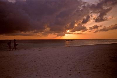 playa del norte sunset