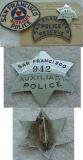 rare auxilary reserve badge from san francisco