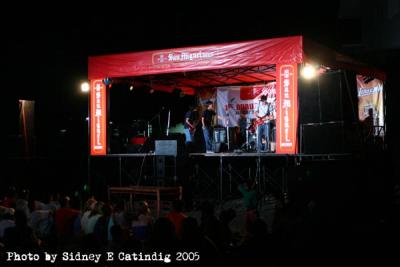 The stage