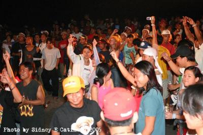 The crowd's going wild!