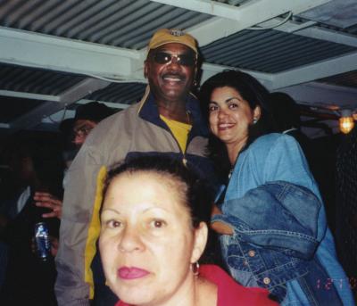 Larry Jordan & wife, Minnie in front