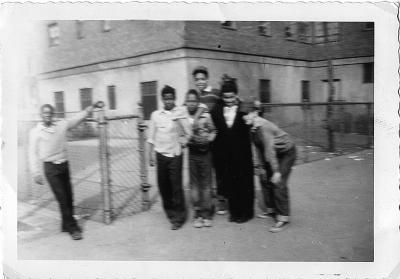 L-R, Ronnie Walton, Butch Freddy Curtis, Rickey Young, George Hopkins, Frank and ?.