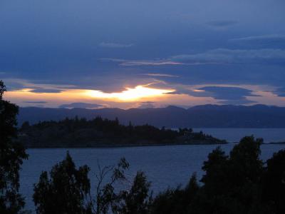 Sunset over the Oslo fjord