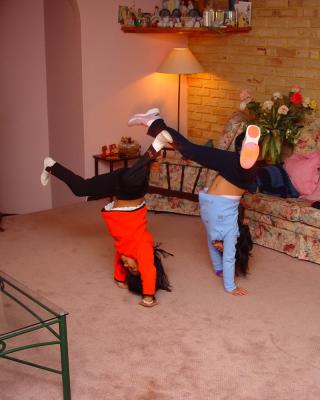 Synchronised Cartwheels
