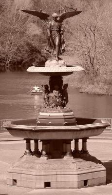 Central Park Fountain  By Florindo Gallicchio