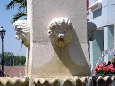 Vomiting Lions Fountain  by Gregory Goldbarth