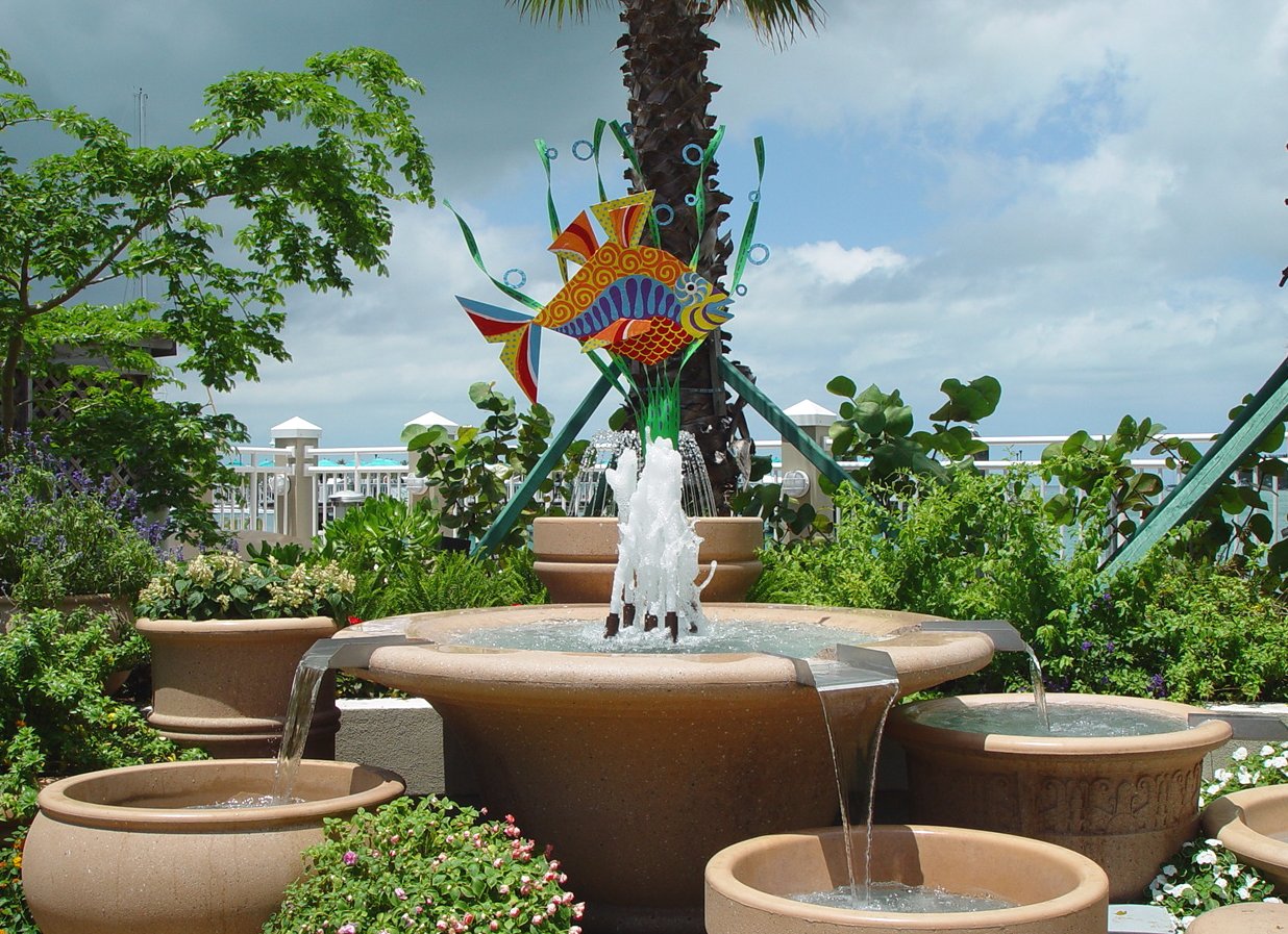 Key West Fountain Art by Larz .jpg