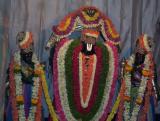 Close up of Rukmini Sathyabhama Sametha Venugopala Swamy of Devanhalli