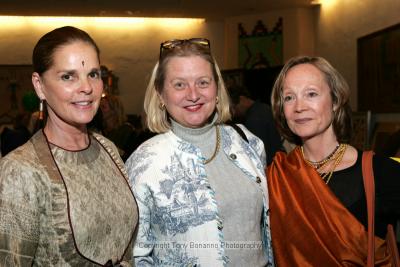 Ali McGraw, First Lady Barbara Richardson, and Friend,  Tsunami Relief Benefit