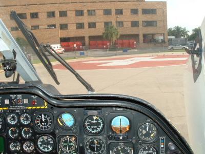 Aeromed, Pilot view