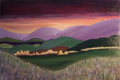 Sunset, 24x36  SOLD