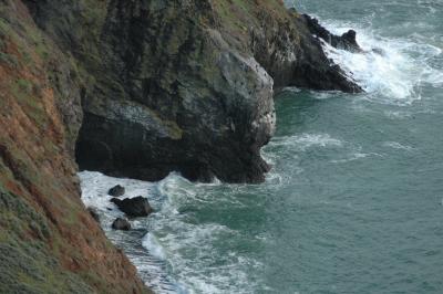 rocky cliffs
