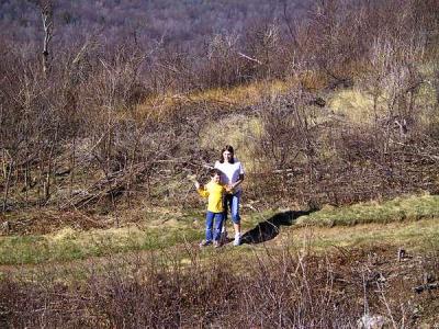 On the Appalachian Trail.