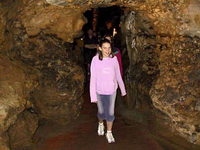 Underground at the Caverns.