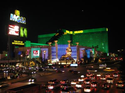 MGM Grand at night