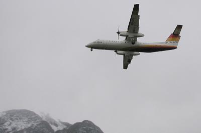 OE-LTN St. Anton on short final RWY26