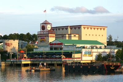 Joe's Crab Shack and the IMAX theater.