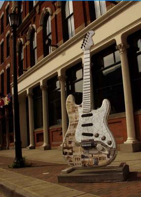Guitar Mania On The Streets Of Downtown Cleveland