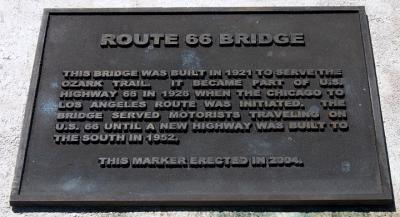 Rock Creek Bridge Marker