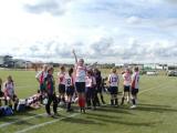 Pre game soccer warm-up