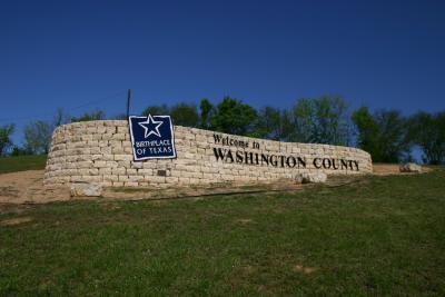 Welcome to Washington County, Texas