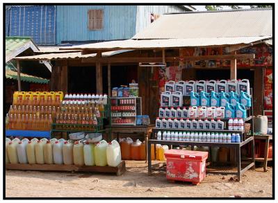 Gas Station on the way to Siem Reap from Poipet