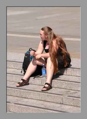 Sunning Herself-Trafalgar Square01.jpg