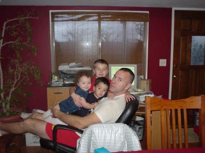 Dad and the kids