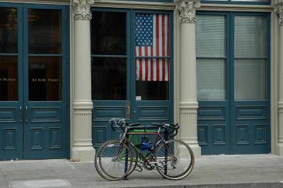 Bycicle & Flag