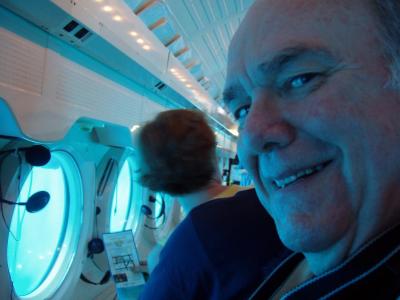 Dad and I took a submarine tour, seeing things ranging from...