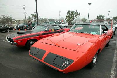 Two legendary muscle cars - Million Dollar Breakfast Cruise