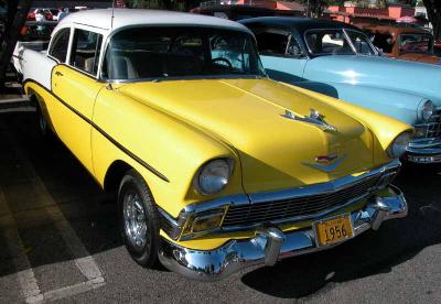 1956 Chevy - Fuddruckers Sat. Night meet, Lakewood, CA